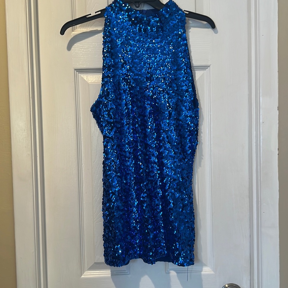 Sequin tank top